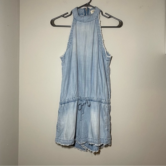 Bella Dahl Sleeveless Denim Romper size XS - Picture 2 of 6